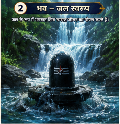 भव — भगवान् शिव का जल स्वरूप