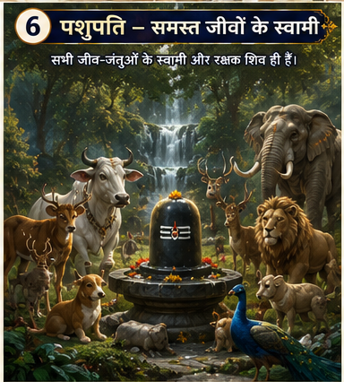 पशुपति — भगवान् शिव, समस्त जीवों के स्वामी