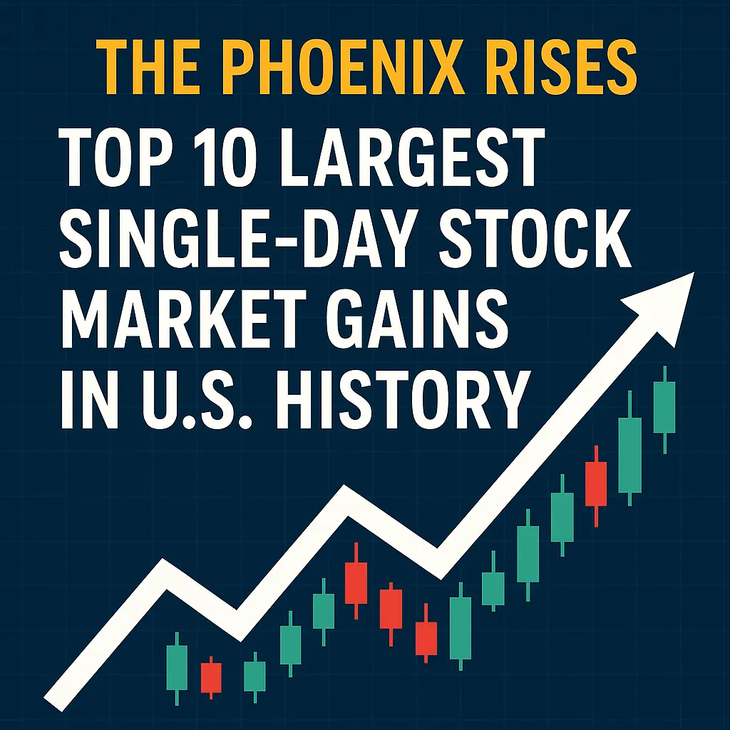 The Phoenix Rises: Top 10 Largest Single-Day Stock Market Gains in U.S. History